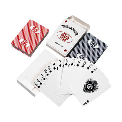 satın al 310g Alman Blackchip Casino Poker Kartları Özel İki Renkli Tasarım Baccarat Dragon Tiger Poker Masa Oyun Kartları Çevrimiçi üretim