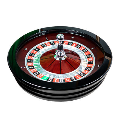 satın al Uluslararası İthalat Tek 0 Katı Ahşap Rulet Casino Rulet Poker Masa Oyunu 82cm El Rulet Çevrimiçi üretim