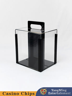 satın al 40mm Akrilik Poker Chip Case Baccarat Kumar Masa Oyunu Texas Clay 1000 Yard Chip Box Çevrimiçi üretim