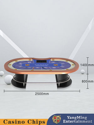 satın al Teksas Oval Metal Yarım Dairesel Çarpmaca Uluslararası Oyun Satranç Kulübü Özel Poker Masası Çevrimiçi üretim