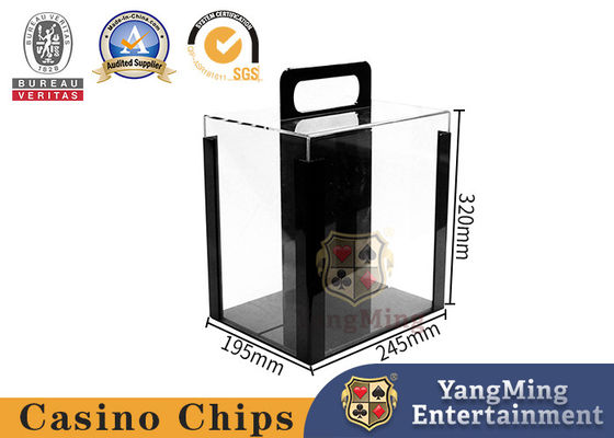 satın al Fabrika Toptan Özel Boyut 1000 pcs 40mm Çip Taşıyıcı Poker Çip Döşeme Açık Akrilik Poker Çip Taşıyıcı Kutusu Çevrimiçi üretim
