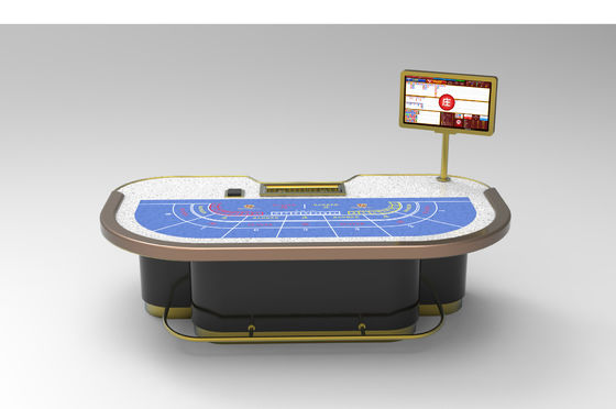 satın al Yeni Geliştirilmiş Poker Chip Oyun Masası 7 kişilik Baccarat Ejder Kaplan Masası Standart Texas Turnuva Masası Çevrimiçi üretim
