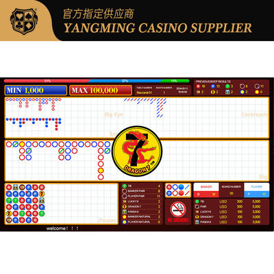 satın al Yeni yükseltilmiş Animasyon Ekranı Çince ve İngilizce Çift Dilli Değişimli Casino Baccarat Yazılım Sistemi Çevrimiçi üretim