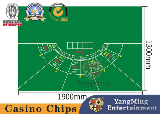 satın al 5 Parça Oyuncu Süper Bakara Poker Casino Su Geçirmez Masa Örtüsü Endüstriyel Sınıf Dört Renkli Baskı Orijinal Tasarım Çevrimiçi üretim