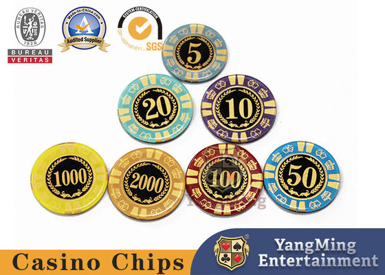 satın al Özel Baskı Kil Poker Chip RFID Casino Chip Akrilik Kumar Çipleri Fabrika Stoku Çevrimiçi üretim
