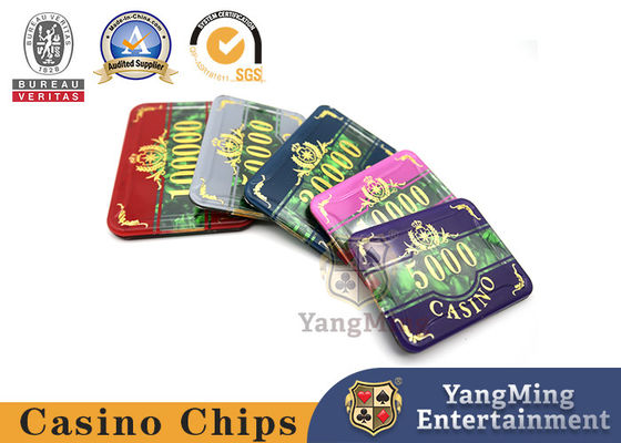 satın al 760 Adet Alüminyum Alaşımlı Çip Kutusu Üç Katmanlı Akrilik Çip Seti Fransız Renkli Kabuk Desen Texas Güvenlik Poker Plastik Çip Çevrimiçi üretim