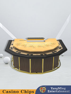 satın al Toptan Kalite 7 Yan Muhafızlar Blackjack Masası Özel VIP Kulüpler için Özel Çokgen Poker Masası Çevrimiçi üretim