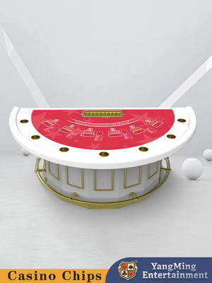 satın al Fabrika Stokları Yarım Yuvarlak Muhafız Bar Blackjack Masası Eğlence Kulübü Poker Oyun Masası Çevrimiçi üretim