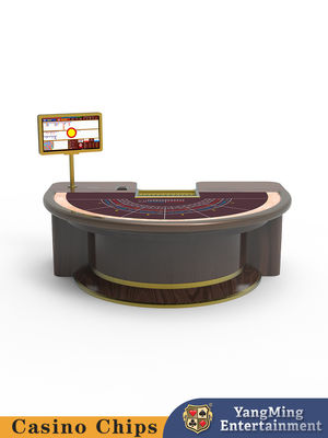satın al Yüksek Standart Kazino Masası Katı Ahşap Yarım Dairesel Çapraz Baccarat Masası Eğlence Eğlence Poker Oyun Masası Çevrimiçi üretim