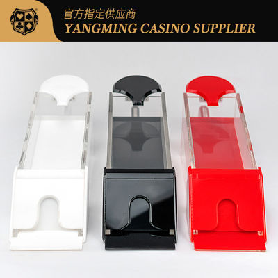 satın al Üç renk Acrylic Şeffaf 8 Deck Poker Kart Dağıtıcı Ayakkabıları Casino Eğlence Poker Masa Üstü Dağıtıcı Ayakkabıları Çevrimiçi üretim