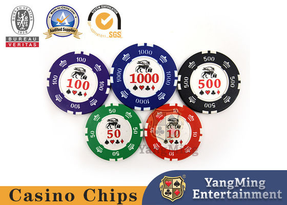 satın al 760 Pieces Of American Iron Core Clay Chip Set Clay Frosted Sticker Chip Teksas Sahte Karşılıklı Çip Oyun Para Fabrikası Çevrimiçi üretim