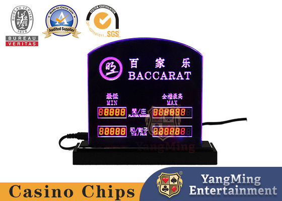 satın al Bakara Masa Oyunları Adanmış LED Elektronik Masa Sınırı Işareti Casino Poker Masa Bahis Sınırı Özelleştirilmiş Logo Çevrimiçi üretim