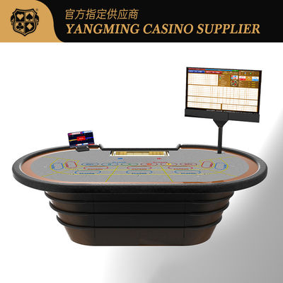 satın al RFID Çip Akıllı Algılayıcı Poker Masası Texas Baccarat Casino Kumar Rastgele Poker Oyun Masası Çevrimiçi üretim