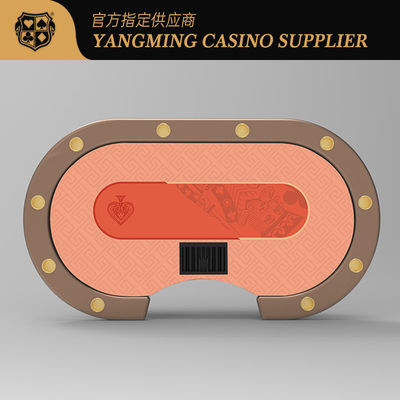 satın al Özel Oval Metal Treadle Casino Hotel Texas Hold'em Poker Oyun Masası Çevrimiçi üretim