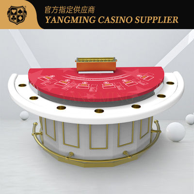 satın al Özel Yarım Yuvarlak Bar Koruyucu Blackjack Masası Eğlence ve Eğlence Kulübü Poker Oyun Masası Çevrimiçi üretim