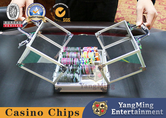 satın al Fabrika stok alüminyum 600 Yards kilitleme çip kesi Baccarat Texas Casino Poker Oyun çip kesi Çevrimiçi üretim