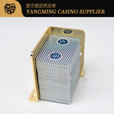 satın al Yüksek Kalite 8 Deck Poker Rack Titanyum Metal Atık Kart Sahibi Casino Club Poker Casual Game Atık Kart Sahibi Çevrimiçi üretim