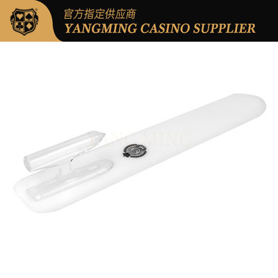 satın al Fabrika Özel Logo Beyaz Poker Kart Kürek Kazino Baccarat Poker Oyun Kart Kürek Çevrimiçi üretim