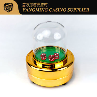 satın al Yeni Yenilenmiş Altın Elektrikli Zar Kupası Casino Kulübü Boyutlu Kart Masası Oyunu için Çevrimiçi üretim