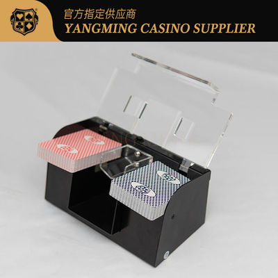 satın al Kazino Özel Metal Demir Poker Akıllı Otomatik Karıştırıcı Destek 2 kart desteği Senkronize Yüksek Hızlı Temizlik Çevrimiçi üretim