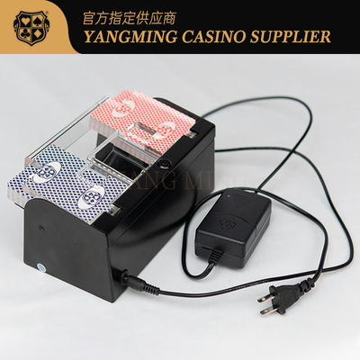 satın al Yükseltilmiş Anti-Jam Silent Design Metal 2 Deck Poker Shuffler Baccarat Casino Club Oyunları için Çevrimiçi üretim