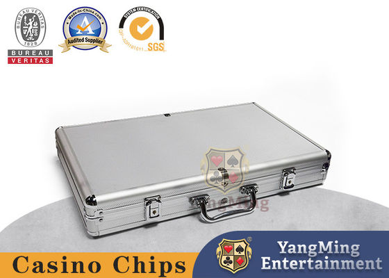 satın al Özelleştirilmiş 600 adet Casino Poker Kil Çip Set Kutusu Taşınabilir Alüminyum Alaşım Güvenlik Gamblign Cips Taşıyıcı Çevrimiçi üretim