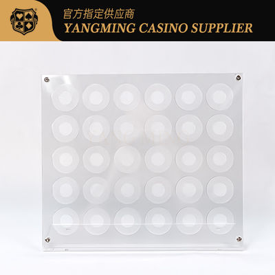 satın al Casino Standard Açık Akrilik Çip Ekranı Standı 30 Parça Poker Çip Set Rack Çevrimiçi üretim