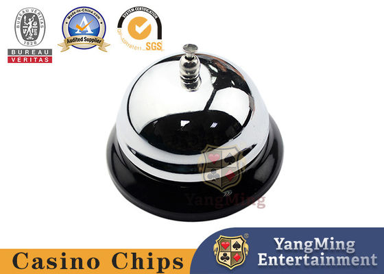 satın al Casino Adanmış Paslanmaz Çelik Gümüş Renk Bakara Masa Çağrı Bell Casino Poker Masa Oyunları Için Metal Alkış Çağrı Çan Çevrimiçi üretim