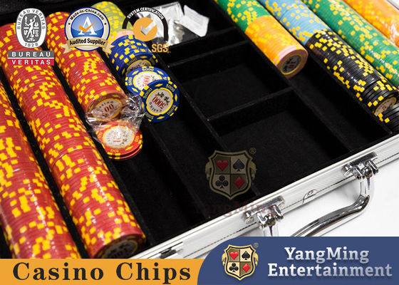 satın al Alüminyum Casino Poker Chip Için Taşıma çantası Set 600 adet Için Metal Poker Chip Kutusu Çevrimiçi üretim
