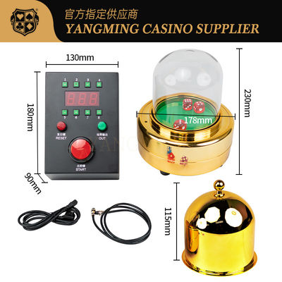 satın al Makao Casino Otomasyon Casino Oyunları Aksesuar Altın Paslanmaz Elektrik SI BO Kumar Tabe Oyunları Dice Cup Shaker Çevrimiçi üretim