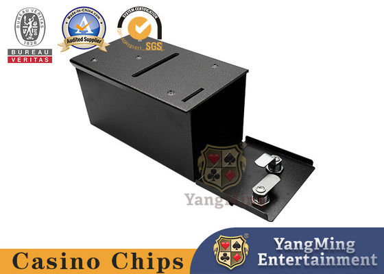 satın al Kumar Masası Özel Casino Mini Metal Demir Nakit Depolama Kutusu Kaliteli Güvenlik Nakit Taşıyıcı Çevrimiçi üretim