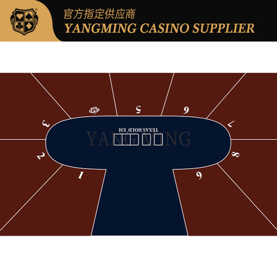 satın al Üst Düzey Casino Masa Örtüsü Texas Hold'Em 9 Oyuncu Su Geçirmez Oyun Masa Örtüsü Tasarımı Özelleştirilmiş Çevrimiçi üretim