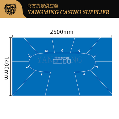 satın al 9-Player Poker Felt Table Cloth – Custom Texas Hold'em Surface Çevrimiçi üretim