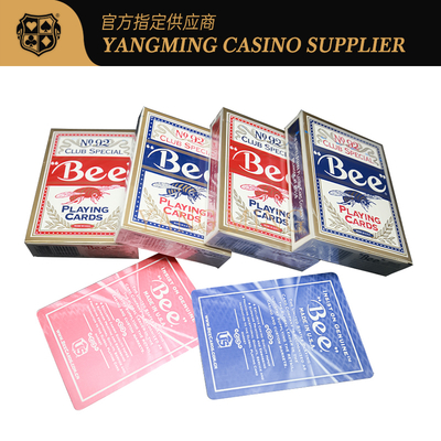 satın al Kumar Kulübü Alman 310g Casino Oyun Kartları Kırmızı Veya Mavi Casino No.92 Arı Oyun Kartları Çevrimiçi üretim