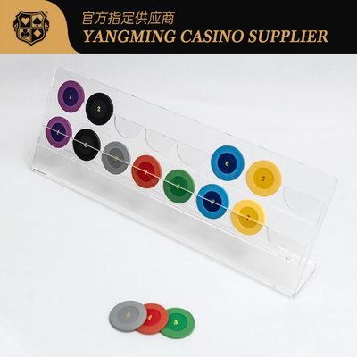satın al Özel 16 Parça 2 Satır Yatay Poker Çip Toplayıcı Kasesi Casino Oyunu için Çevrimiçi üretim