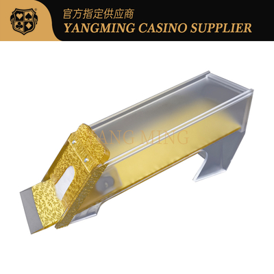 satın al Altın 8 Deck Of Poker Dealer Grinding Baccarat Dragon Tiger Masa Oyunu Tasarlanabilir Çevrimiçi üretim