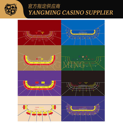 satın al Casino Baccarat Tablecloth 9 Player Poker Table Game Can Be Designed And Customized Çevrimiçi üretim
