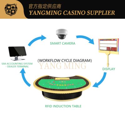 satın al High-Tech RFID-Enabled Gaming Table – Smart Casino Solution For Chip Tracking Çevrimiçi üretim