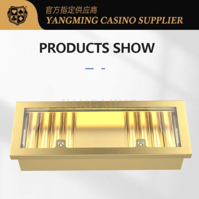 satın al Deluxe Design Baccarat Oyun Aksesuarları Kilitli Poker Chip Tepsisi Çevrimiçi üretim