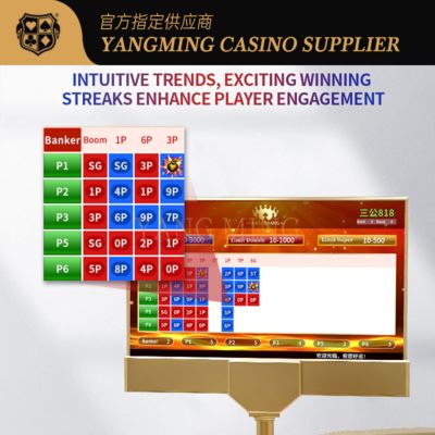 satın al Özelleştirilebilir Sangong Yol Haritası Sistemi Casino Oyunları İçin Akıllı Trend Görüntüsü Çevrimiçi üretim