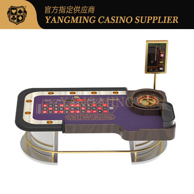 satın al Professional-Grade Custom Roulette Table Luxury Solid Wood Casino Gaming Table Çevrimiçi üretim