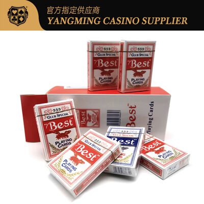 satın al En İyi 555 Casino Poker Özel Oyun Kartları Texas Holdem Baccarat Kumar Oyunları İçin Çevrimiçi üretim