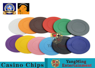 satın al Hafif ABS Hotstamping Logo Zar Poker Chip / Renkli Rulet Poker Cipsleri Çevrimiçi üretim