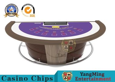 satın al Lüks Süper Casino Blackjack Masası, 7 Oyuncu Casino Poker Oyun Masası Çevrimiçi üretim