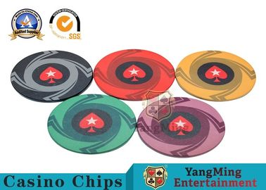 satın al Yuvarlak Plastik Seramik Boş Casino Poker Chips Setleri, Renkli Polyspectra Chip Çevrimiçi üretim