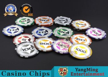 satın al ABS Casino RFID cips Ultimate Sticker, 40mm Çaplı 12g Kil Poker Cipsleri Çevrimiçi üretim