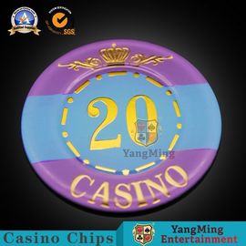 satın al Benzersiz Kumar için Dairesel Kod 45/50 / 55mm Seramik Poker Cipsleri Çevrimiçi üretim