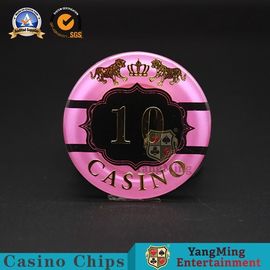 satın al Yüksek Sıcaklık Bronzlaştırıcı Akrilik Poker RFID Cips Standart Karton Ambalaj Çevrimiçi üretim