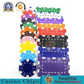 satın al Yüksek Yoğunluklu ABS Etiket Plastik Casino Poker Chips Pürüzsüz Yüzey Büzülme Sarılmış Çevrimiçi üretim