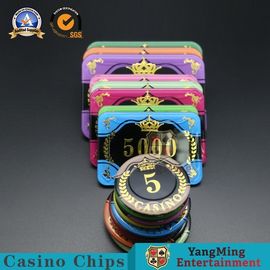 satın al Özelleştirilmiş Casino Poker Cipsleri / Sahteciliğe Karşı Yuvarlak Kumar Cipsleri Çevrimiçi üretim